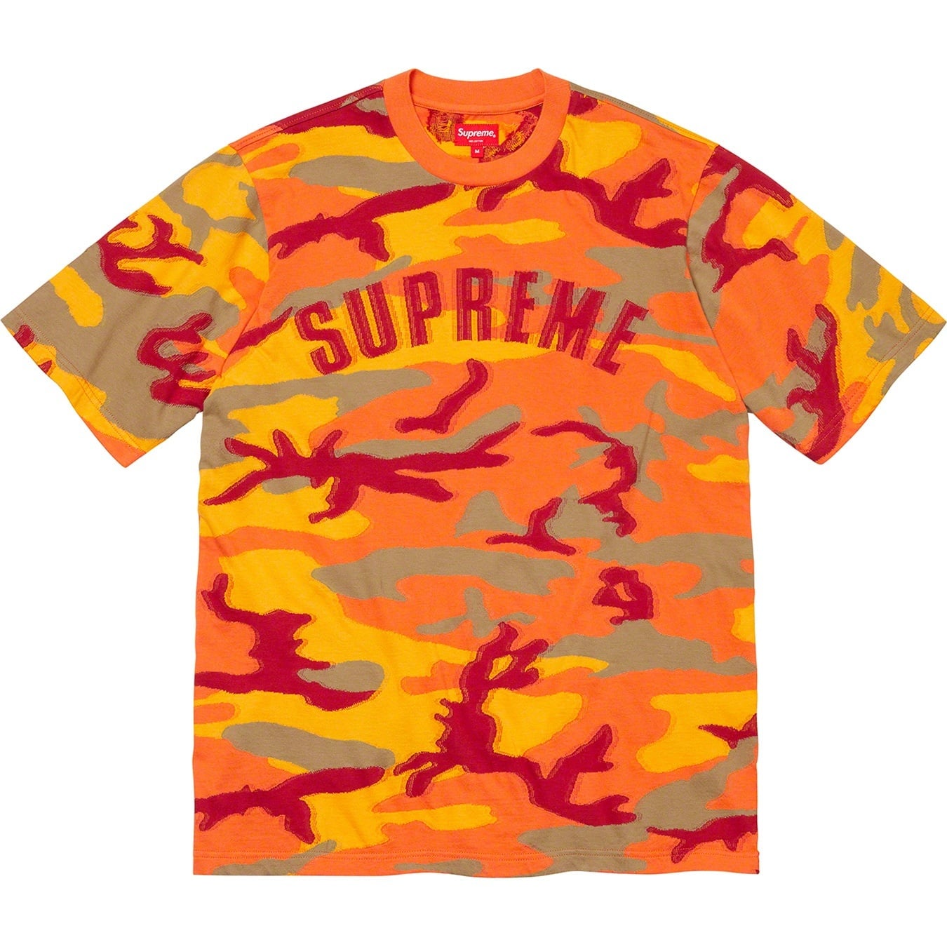 Intarsia Camo S/S Top view 3